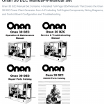 Onan 30 DZC Manual-4-Manual Set